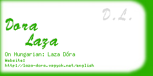 dora laza business card